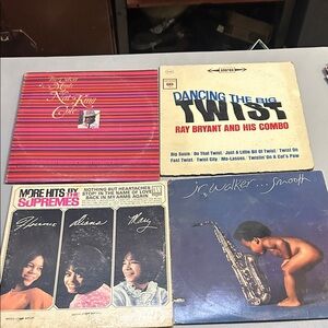 Nat King Cole, Ray Bryant, The Supremes , Jr Walker Vintage Record Collection